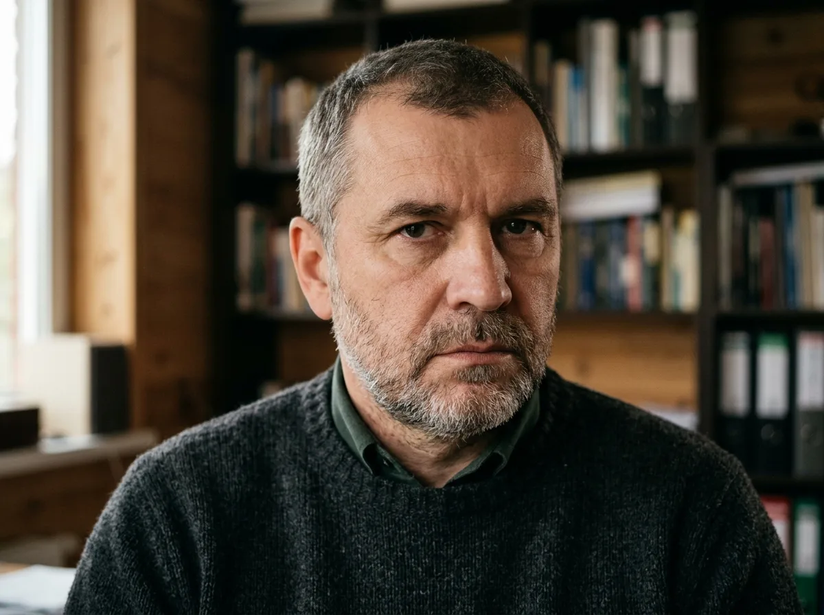 аватар мужчины средних лет Сергей, серьёзное выражение лица