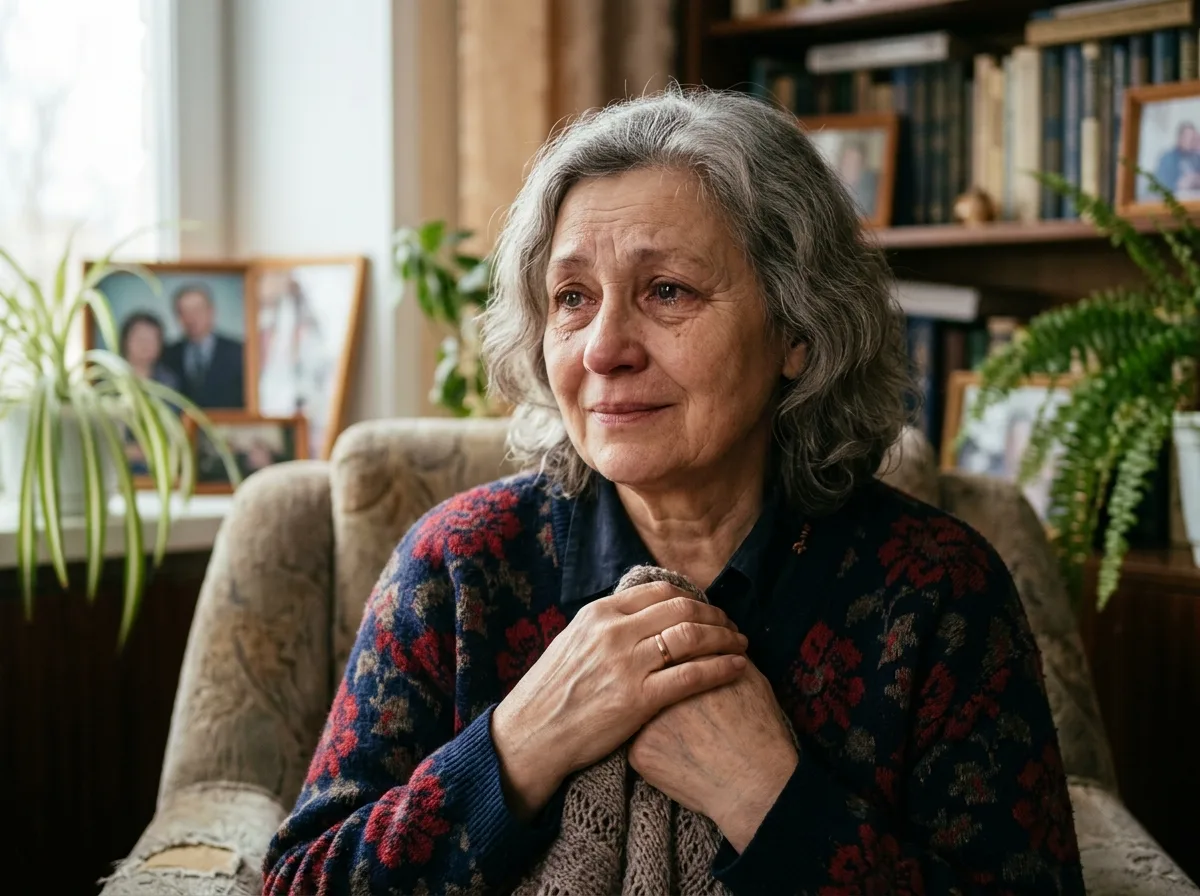 аватар женщины постарше Ирина, обеспокоенный но облегчённый вид